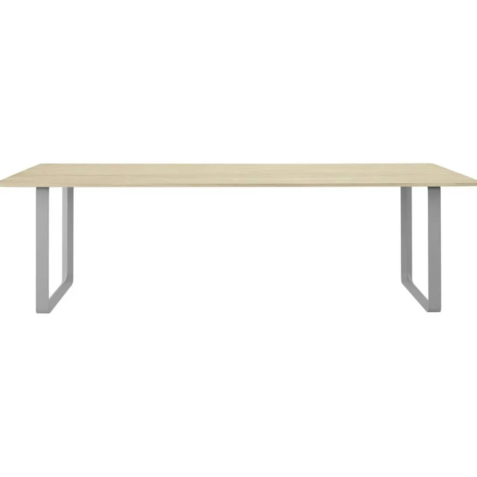 70/70 Bord 108x255 cm, Ekfanér / Grå