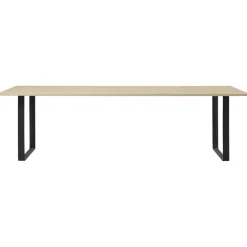 70/70 Bord 108x255 cm, Ekfanér / Svart