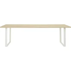 70/70 Bord 108x255 cm, Ekfanér / Vit
