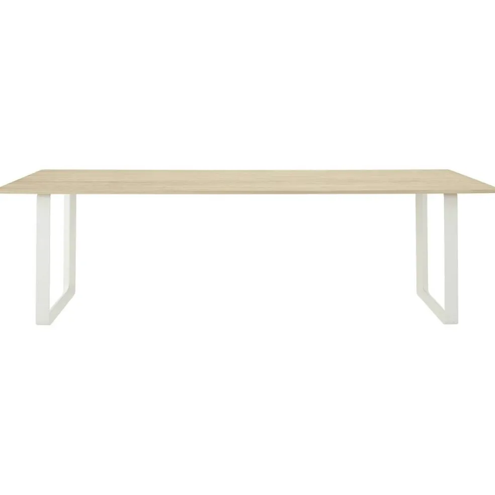 70/70 Bord 108x255 cm, Ekfanér / Vit