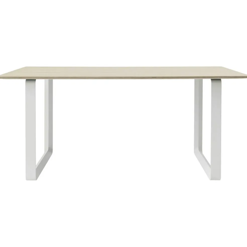 70/70 Bord 85x170 cm, Ekfanér / Vit