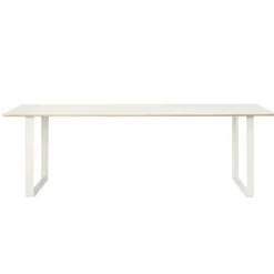 70/70 Bord 108x255 cm, Ekfanér / Vit