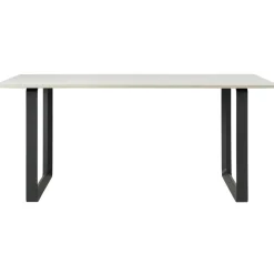 70/70 Bord 90x225 cm, Laminat Vit / Svart