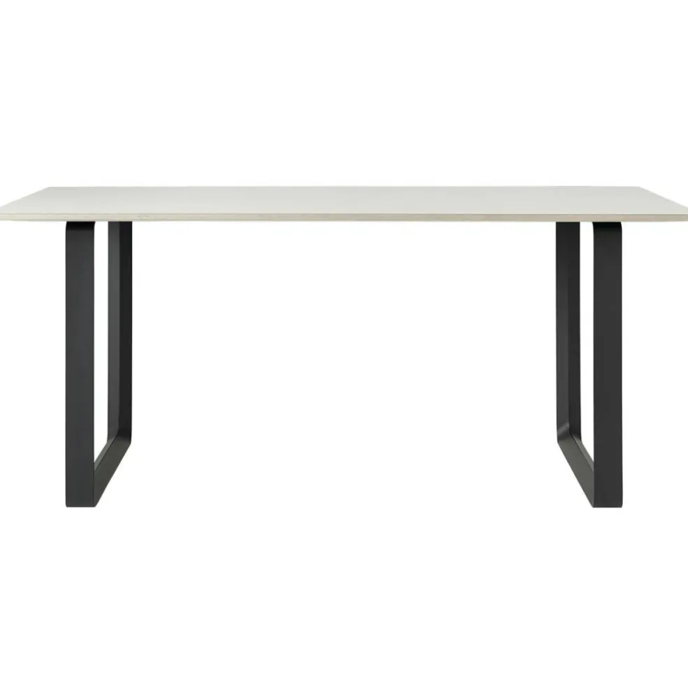 70/70 Bord 90x225 cm, Laminat Vit / Svart