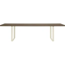 70/70 Bord 108x295 cm, Massiv Rökt Ek / Sand