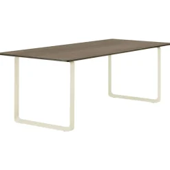 70/70 Bord 90x225 cm, Massiv Rökt Ek / Sand