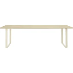70/70 Bord 108x255 cm, Solid Ek / Sand
