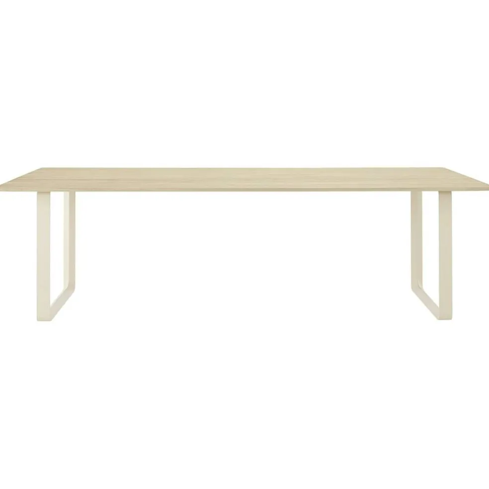 70/70 Bord 108x255 cm, Solid Ek / Sand