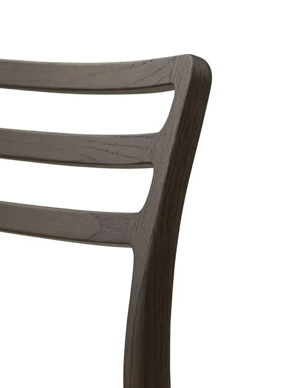 481 Cabin Stol Läder, Mörk Ek / Svart