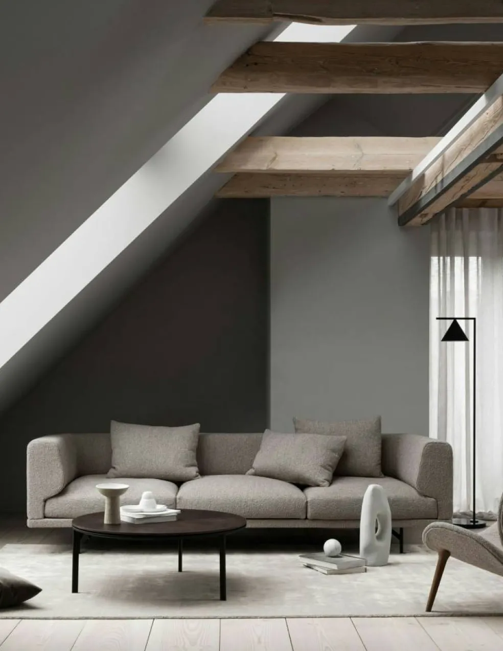 632 Chimney Soffa 3-Sits, Hemp