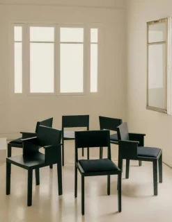 016 Maasto Matstol Helklädd, Svart