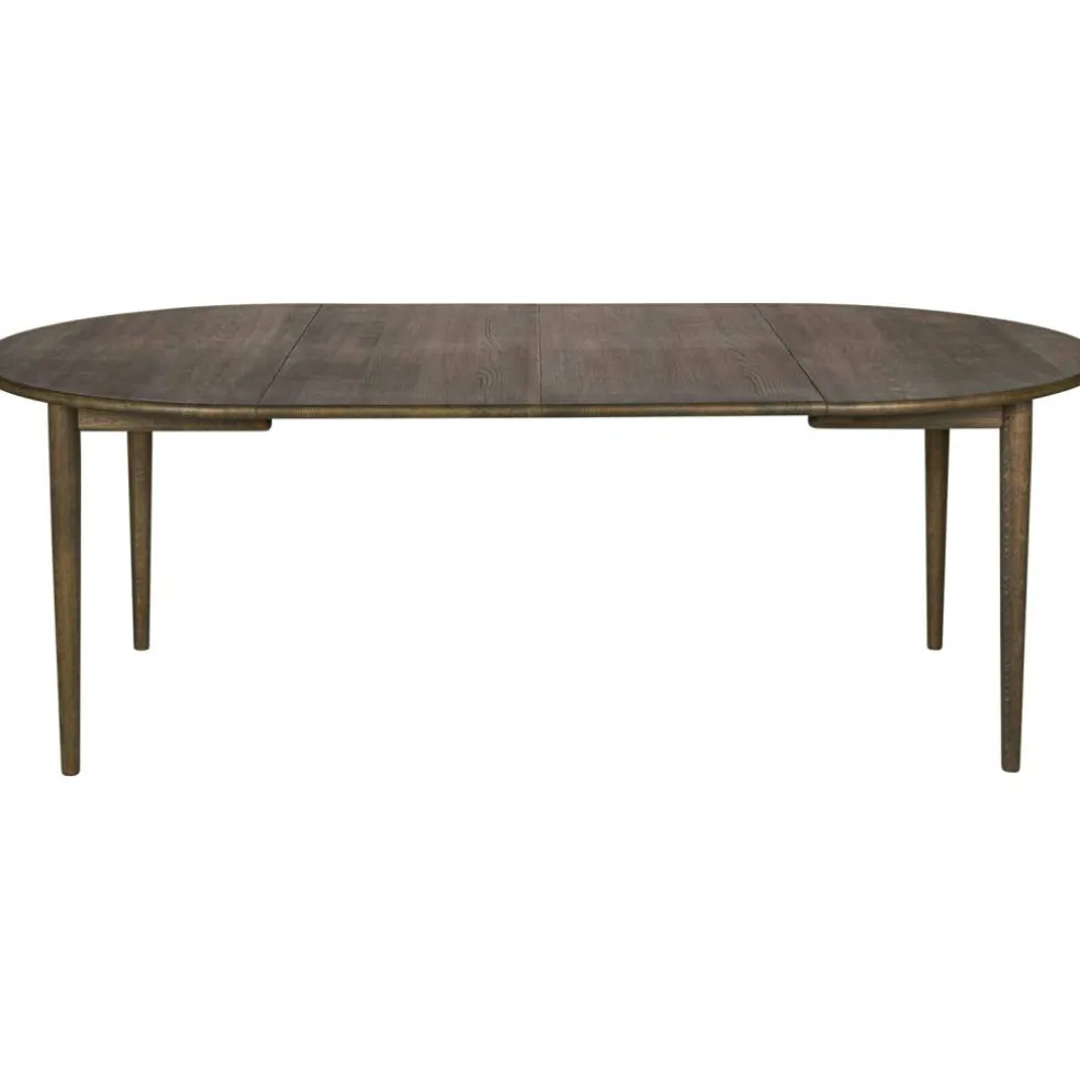 897 Matbord Förlängningsbar Ø105 cm, Rökt Ek
