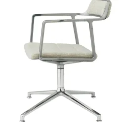 452 Snurrstol Med Fötter, Wavy Off-white