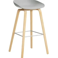 AAS 32 2.0 Barstol 75 cm, Såpad Ek / Concrete Grey