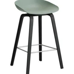 AAS 32 2.0 Barstol 65 cm, Svartlackad Ek / Fall Green