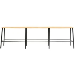 Adam Bänk 160cm, Svart/Ek