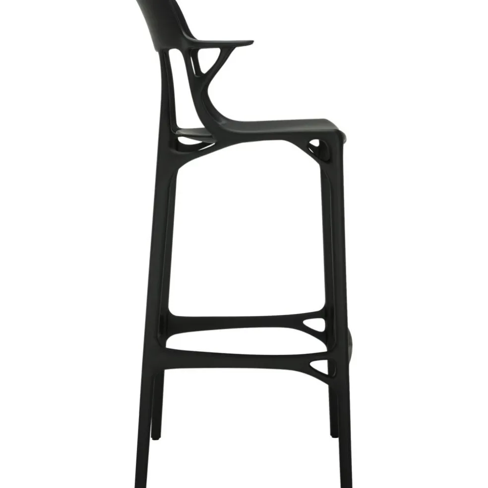 A.I. Barstol Återvunnen 75 cm, Svart