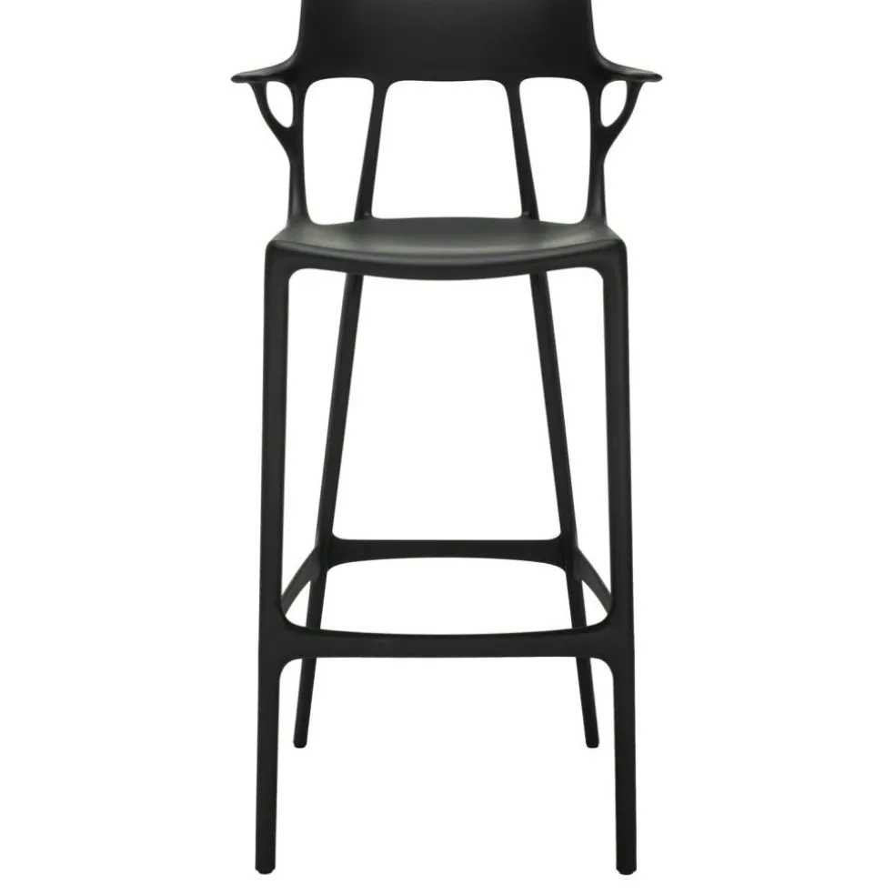 A.I. Barstol Återvunnen 75 cm, Svart