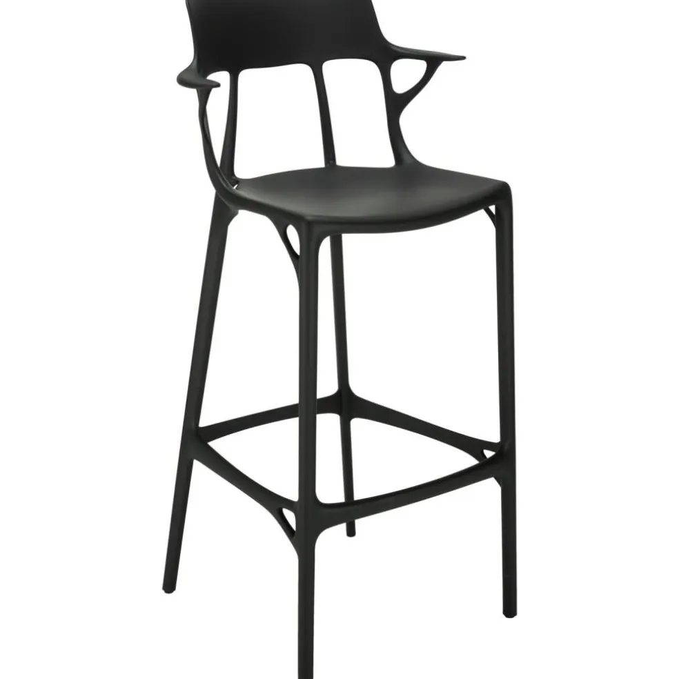 A.I. Barstol Återvunnen 75 cm, Svart