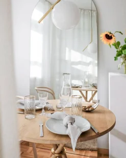 Aldric Sidobord 80 cm, Ljus Ek
