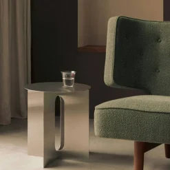 Androgyne Sidobord Ø63 cm, Stål