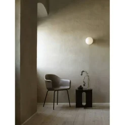 Androgyne Sidobord Ø40 cm, Svart