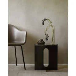 Androgyne Sidobord Ø63 cm, Svart