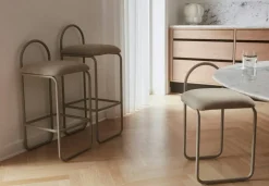 Angui Barstol H92.5 cm, Taupe