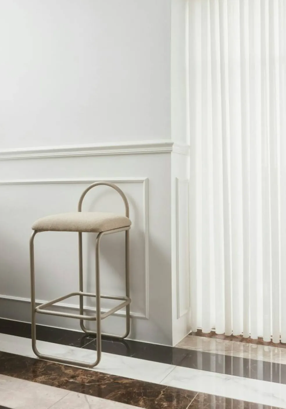 Angui Barstol H92.5 cm, Taupe