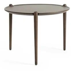 Aria Soffbord Ø60 Hög, Mörk Ek