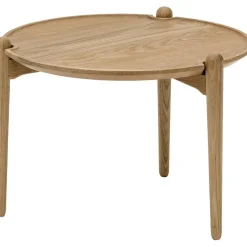 Aria Soffbord Ø50 Låg, Ek