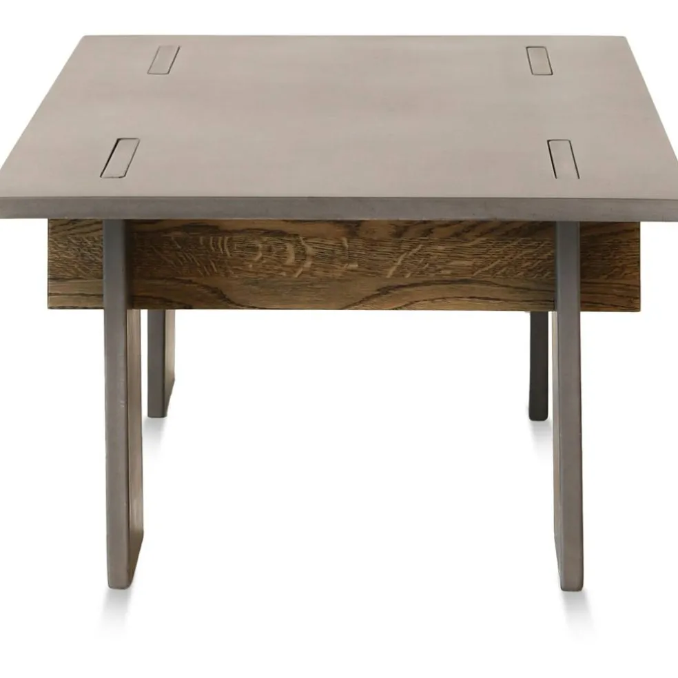 Arnold Soffbord 65x110 cm, Mörk Betong