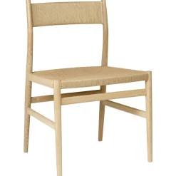 Arv Stol Med Vävd Sits / Rygg, Ek