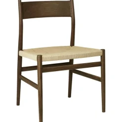 Arv Stol Med Vävd Sits, Rökt Ek