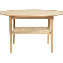 Athene Soffbord 90 cm, Vitoljad Ek / Rotting