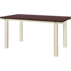 Atura Matbord 90x160 cm, Ljus Kashmir / Vinröd