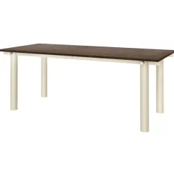 Atura Matbord 90x200 cm, Ljus Kashmir / Mörkbetsad Ek