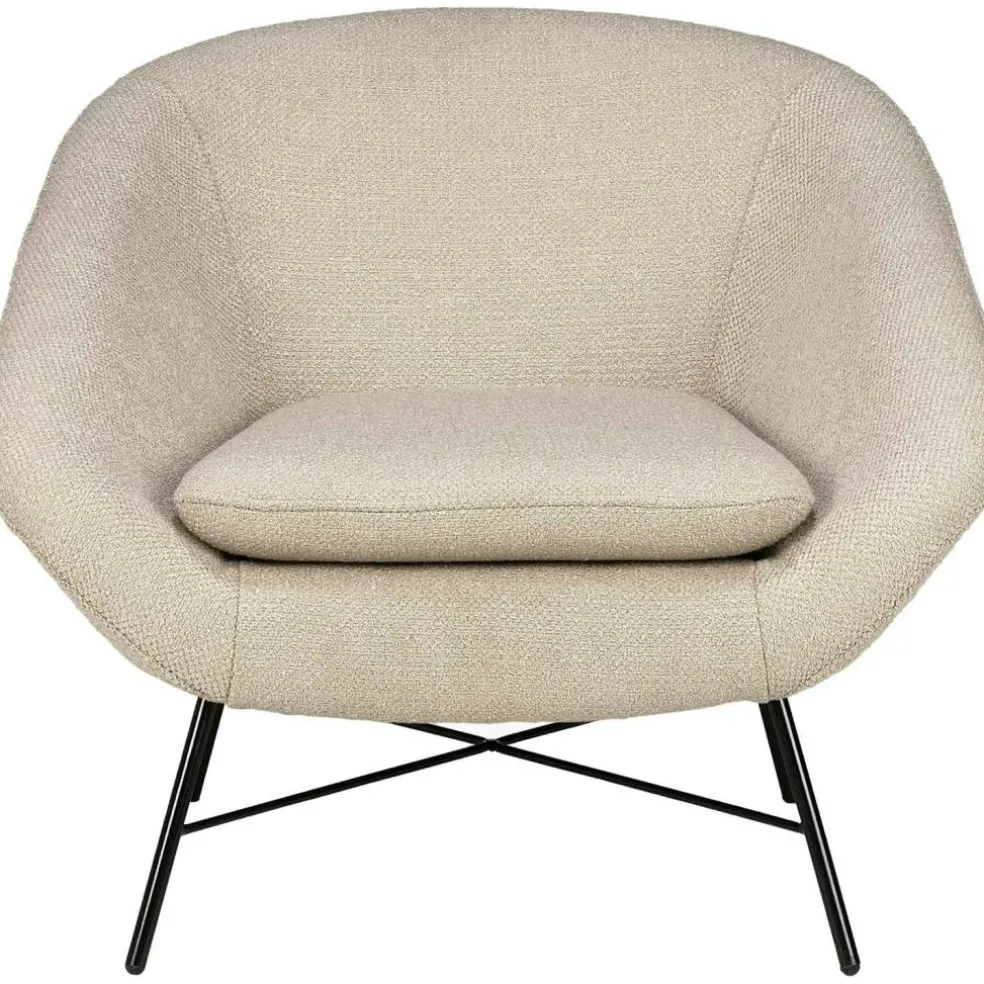 Barrow Loungefåtölj, Off-white