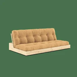 Bas Bäddsoffa Med 5-Lagers Madrass Transparent/Fudge Brun
