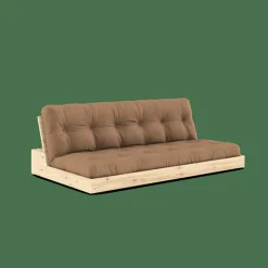 Bas Bäddsoffa Med 5-Lagers Madrass Transparent/Mocca