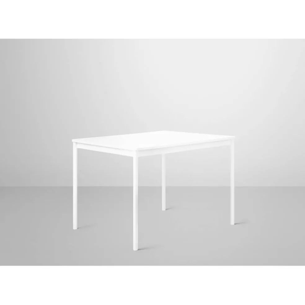Base Bord 90x250 cm, Laminat Vit