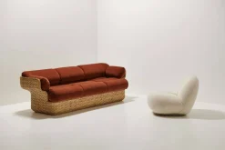 Basket 3-Sitssoffa, Rotting / Belsuede Sp Fr 133