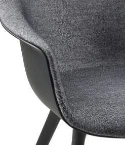 Bat Matstol Klädd Framsida / Plastbas, Plain 0023