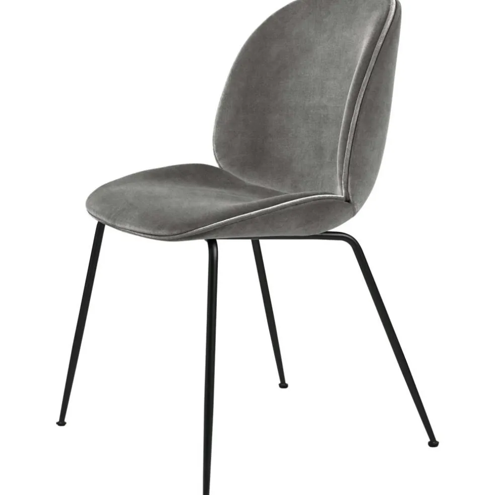Beetle Stol Klädd Black Base/ Eros, Concrete