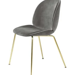 Beetle Stol Klädd Brass Base/ Eros, Concrete