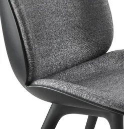 Beetle Stol Klädd Framsida / Plastbas, Plain 0023