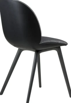Beetle Stol Klädd Framsida / Plastbas, Plain 0023