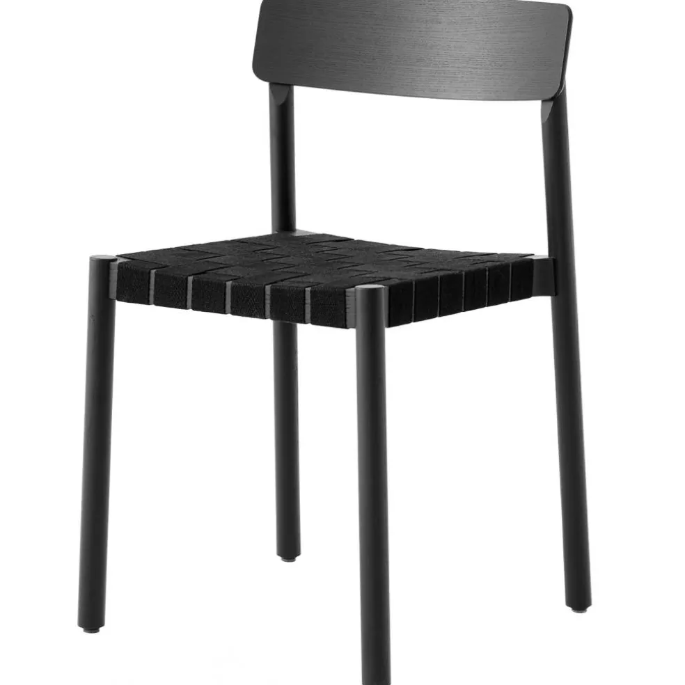 Betty TK1 Stol TK1, Svart / Svart Vävband