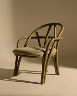 Bistra Loungefåtölj, Oliv / Fustagno 003