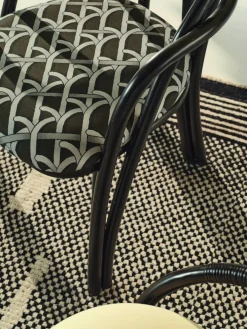 Bistra Matsalsstol, Ebony / Reales Pattern 003